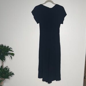 MM Lafleur Airy Black Short Sleeve Dress